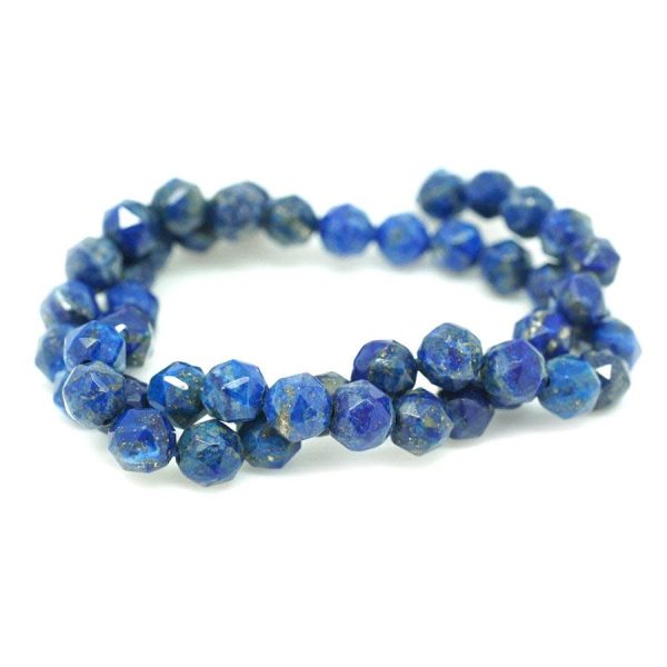 Lapis Diamond Cut, Double Heart 8mm Star Cut - 15-16  Hot on Sale