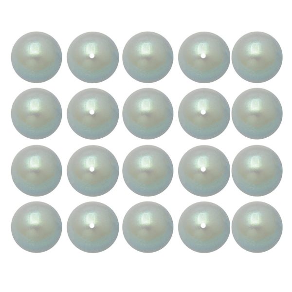 Preciosa Crystal Nacre Pearl, Round 8mm, Pearlescent Grey (20 Pieces) Online Hot Sale - Image 2