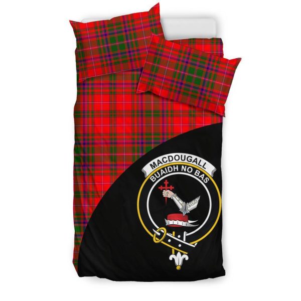 MacDougall Modern Family Tartan Crest Wave Style Bedding Set For Sale - Image 3