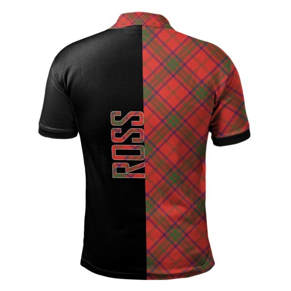 Ross Modern Tartan Polo Shirt Half of Me - Cross Style For Cheap - Image 2