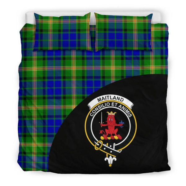 Maitland Family Tartan Crest Wave Style Bedding Set Hot on Sale