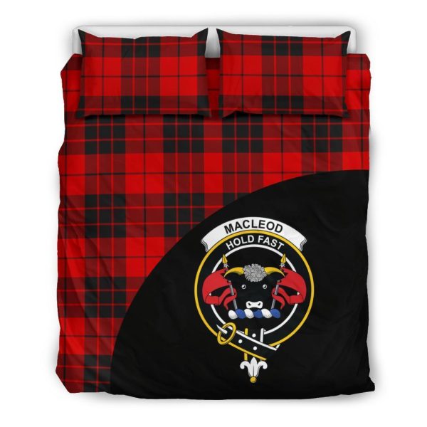 MacLeod of Raasay Family Tartan Crest Wave Style Bedding Set Online - Image 2