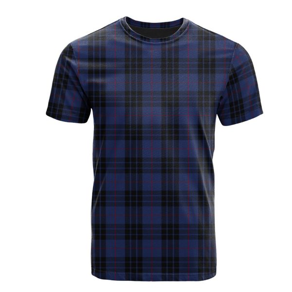 MacKay Blue 02 Tartan T-Shirt For Sale