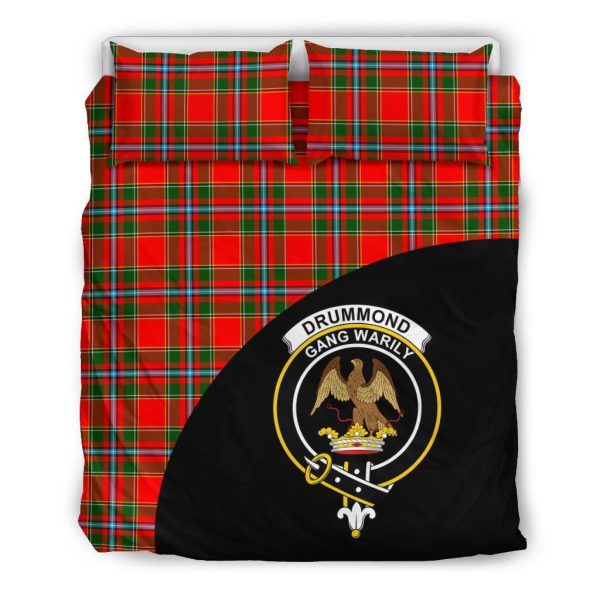 Drummond of Perth Family Tartan Crest Wave Style Bedding Set Online now - Image 2