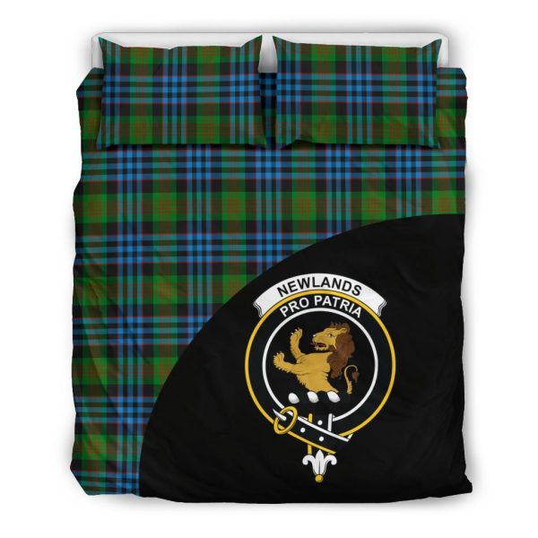 Newlands of Lauriston Family Tartan Crest Wave Style Bedding Set Supply - Image 2