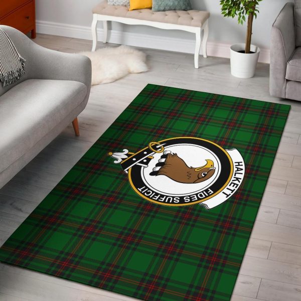 Halkett Tartan Crest Area Rug on Sale