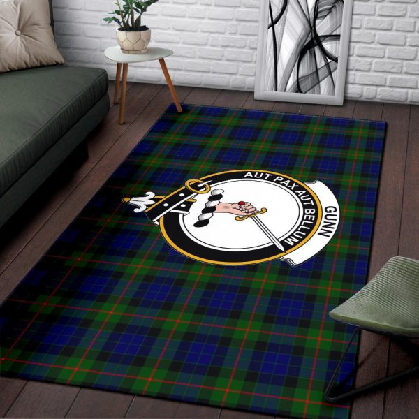 Gunn Tartan Crest Area Rug Hot on Sale - Image 3