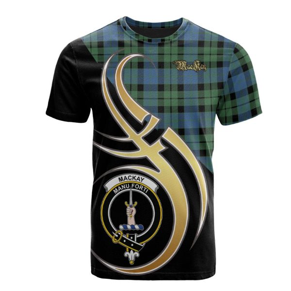 MacKay Ancient Tartan T-shirt - Believe In Me Style Hot on Sale