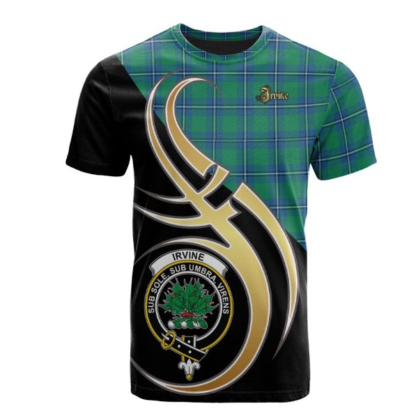 Irvine Ancient Tartan T-shirt - Believe In Me Style Hot on Sale